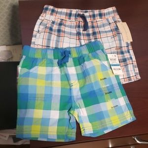 NWT set of 2 flannel shorts